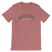 Colored Scribble - (Mauve) Unisex Short Sleeve T-Shirt