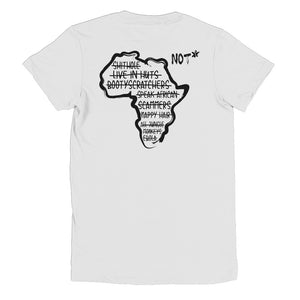 Africa is NOT a Country - Short sleeve women's t-shirt