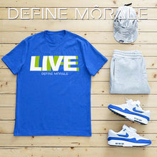 Live Life (Royal & Navy Blue) - Unisex Short Sleeve T-Shirt