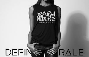 Natural By Nature - (Black) Ladies’ Cap Sleeve T-Shirt