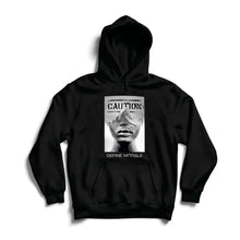 Proceed With Caution - (Black) Unisex Hoodie