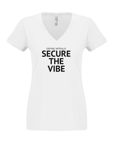 Secure The Vibe - Women's Casual V-Neck Shirt