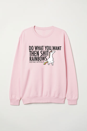 Unicorns and Rainbows - (Pink) Sweatshirt