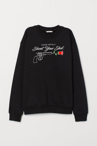 Shoot Your Shot - (Black) Unisex Sweatshirt