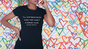 Being Black - Women’s Slim Fit T-Shirt