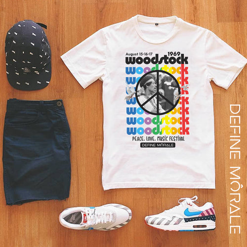 Woodstock '69 - (White) Short Sleeve Unisex T-Shirt