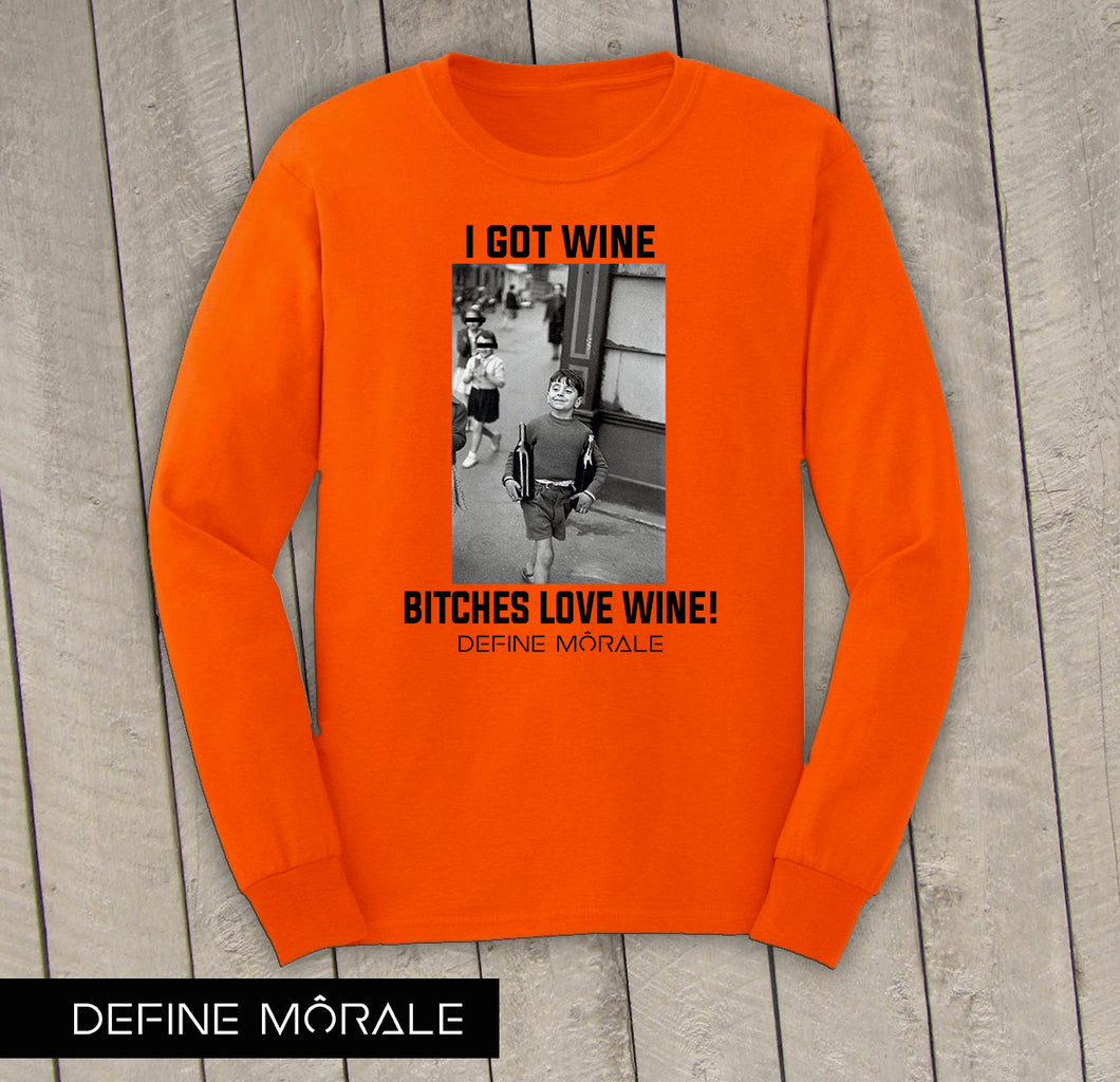 Got Wine - (Orange) Unisex Sweatshirt