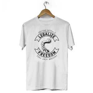 Legalize Freedom (White) - Unisex T-Shirt