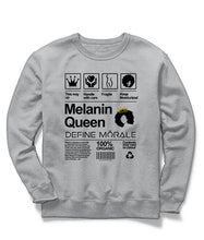 Melanin Queen - (Grey) Unisex Sweatshirt