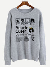 Melanin Queen - (Grey) Unisex Sweatshirt