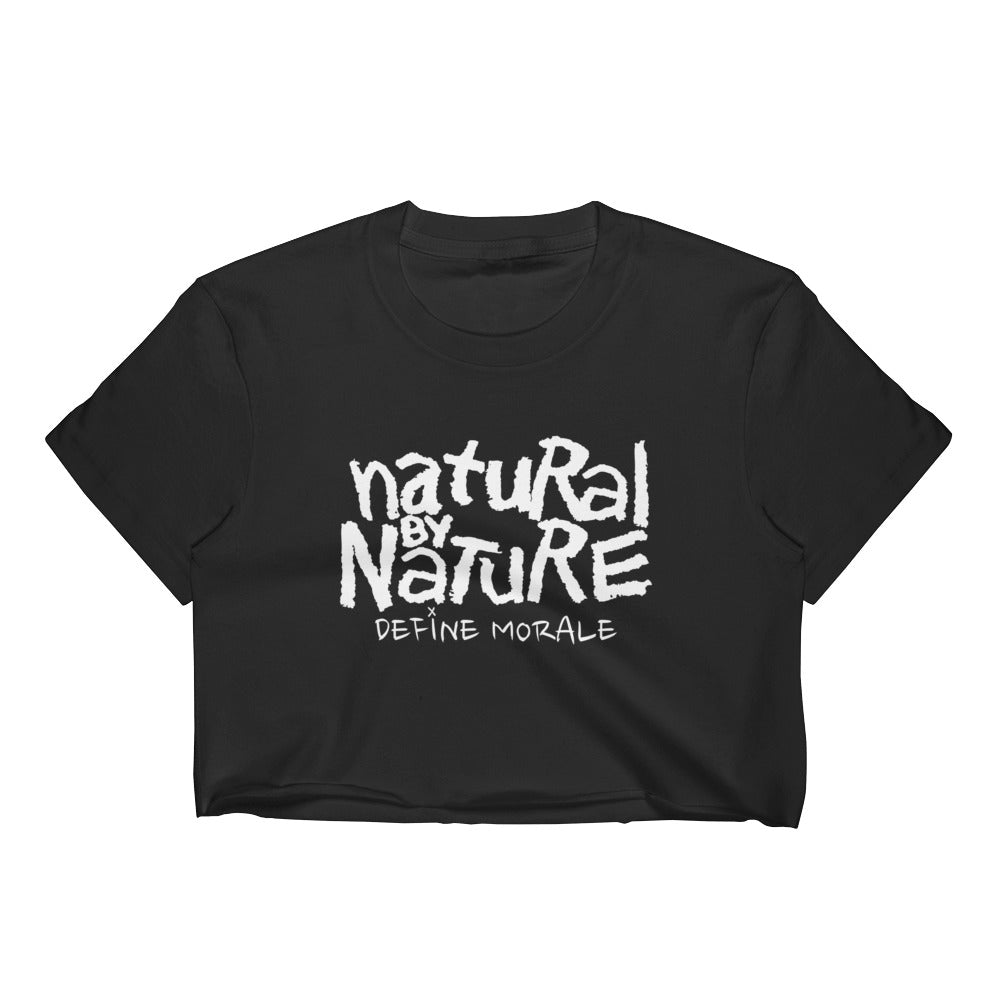 Natural By Nature - (Black) Women's Crop Top