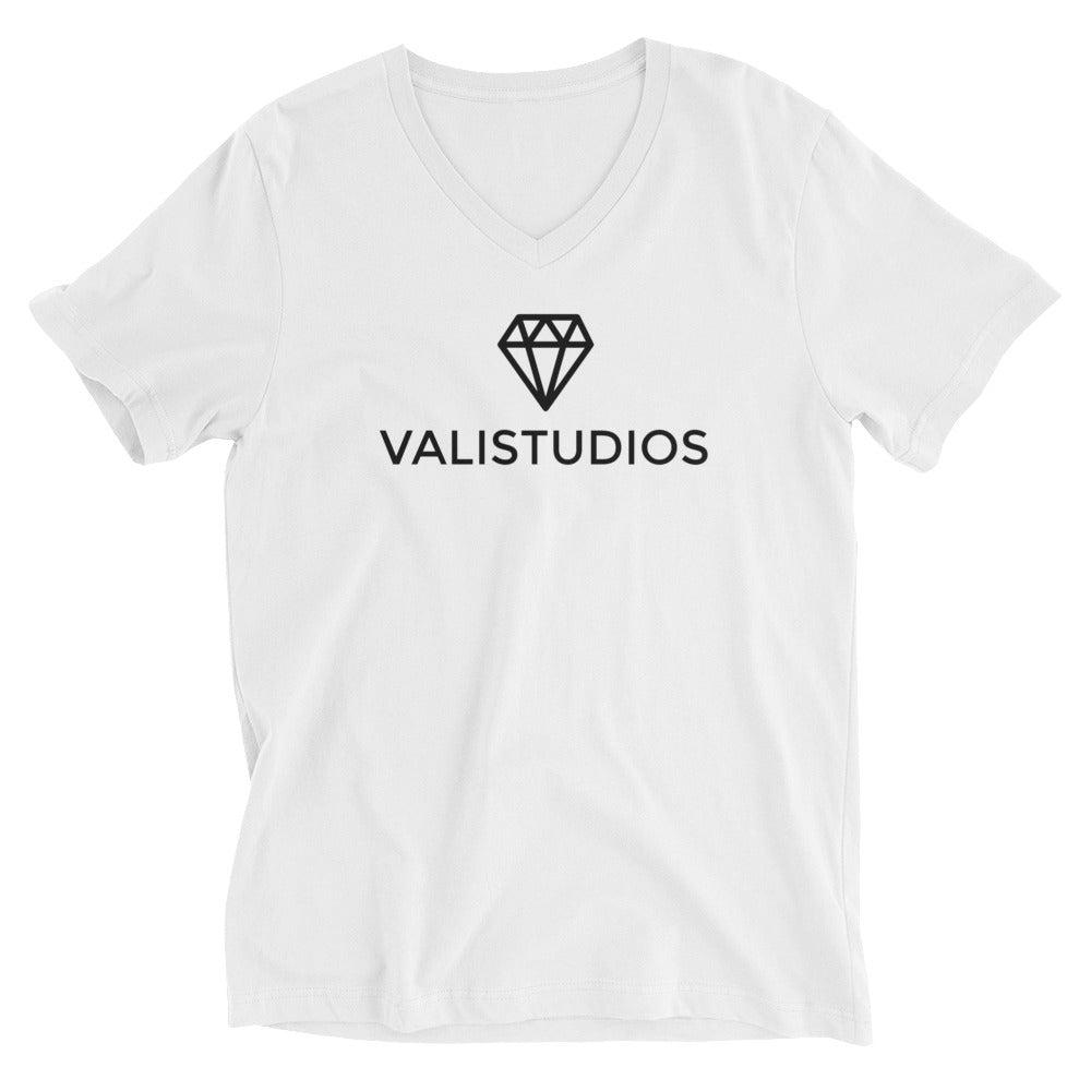 Valistudios - Unisex Short Sleeve V-Neck T-Shirt