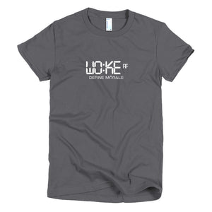Woke AF - Short sleeve women's t-shirt
