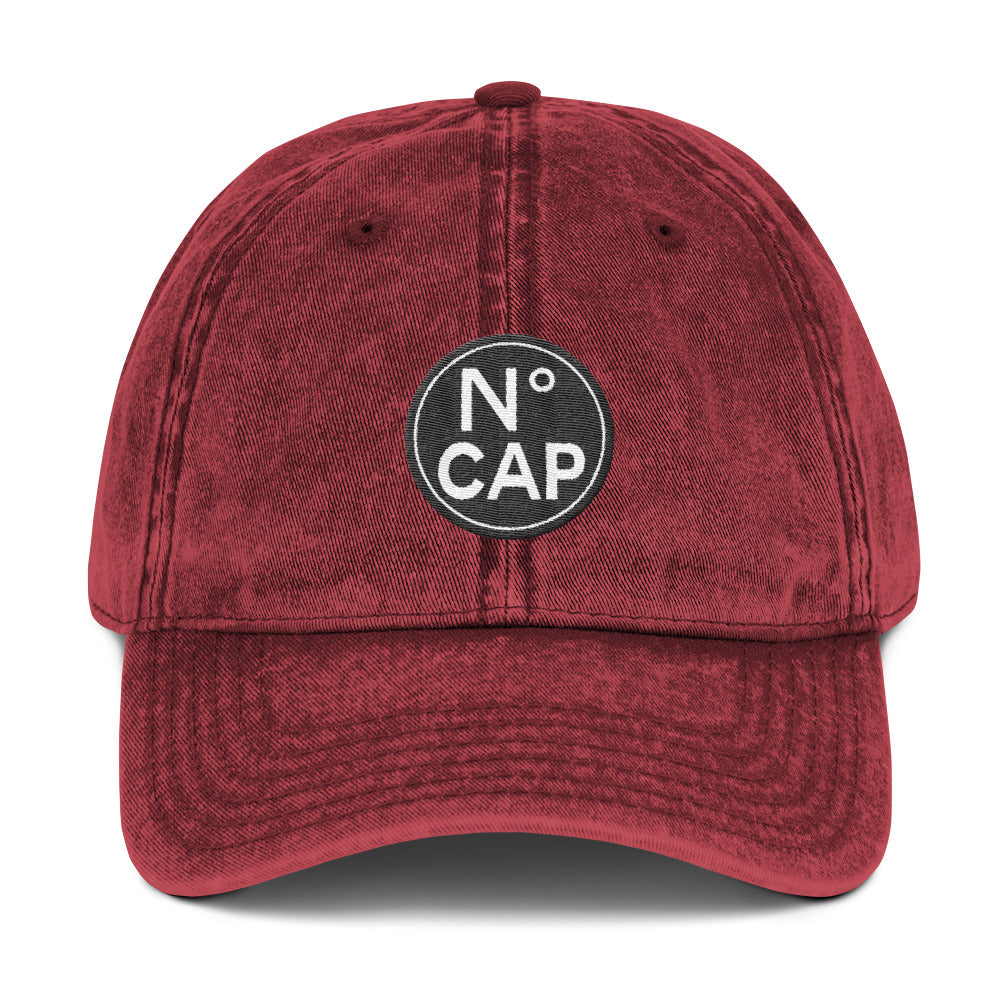 No Cap - (Red Denim) Dad Hat