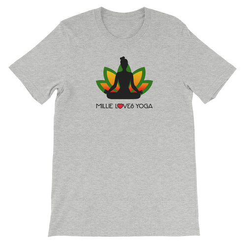 Millie Loves Yoga - Short-Sleeve Unisex T-Shirt