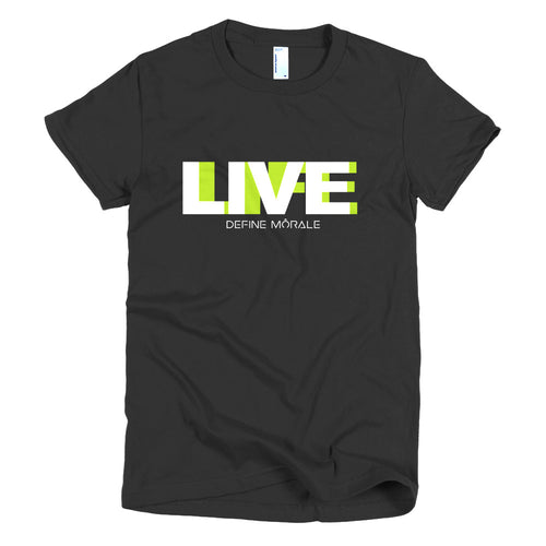 Live Life - (Black) Short Sleeve Women T-Shirt