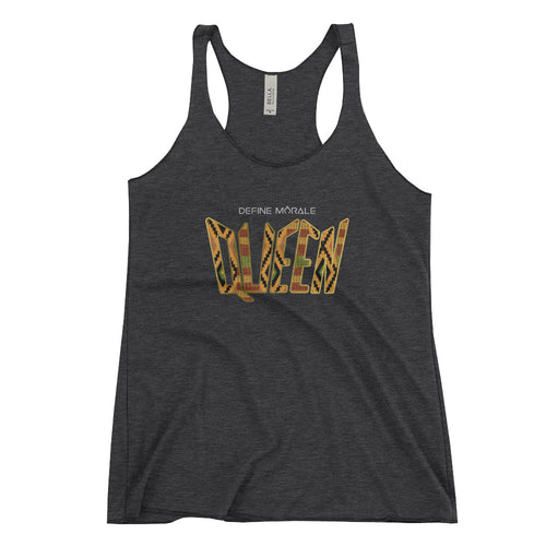 Nubian Queen - Charcoal Women's Racerback Tank