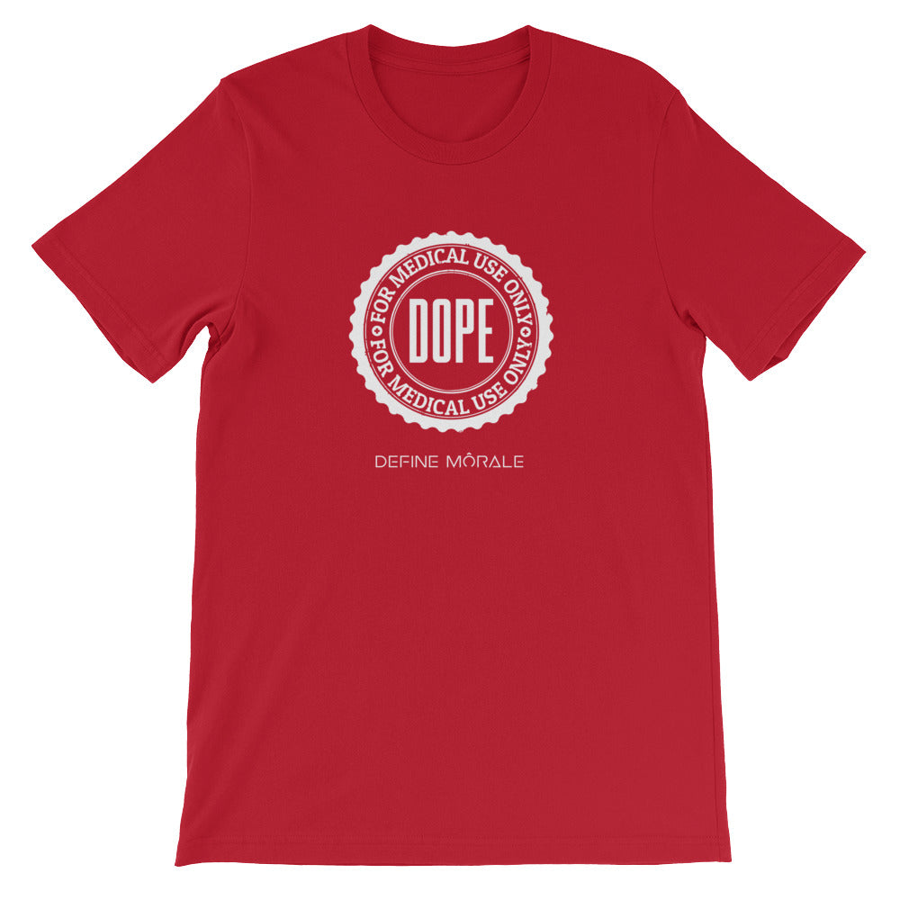 Medicinal Dope - Red Short-Sleeve Unisex T-Shirt