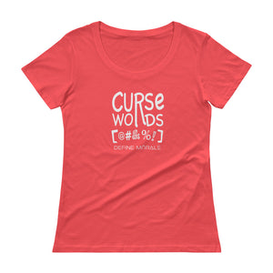 Curse Words - Ladies' Scoopneck T-Shirt