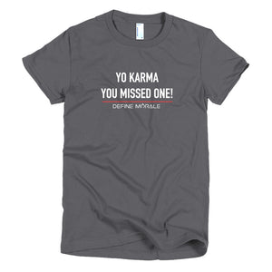 Yo Karma - Short sleeve women's t-shirt