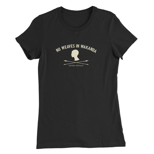 No Weaves In Wakanda - Women’s Slim Fit T-Shirt