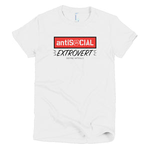 Antisocial Extrovert - Short sleeve women's t-shirt