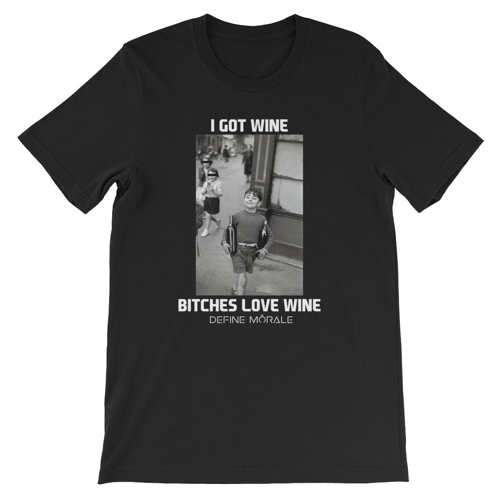 Got Wine - (Black) Short-Sleeve Unisex T-Shirt