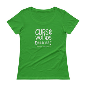 Curse Words - Ladies' Scoopneck T-Shirt