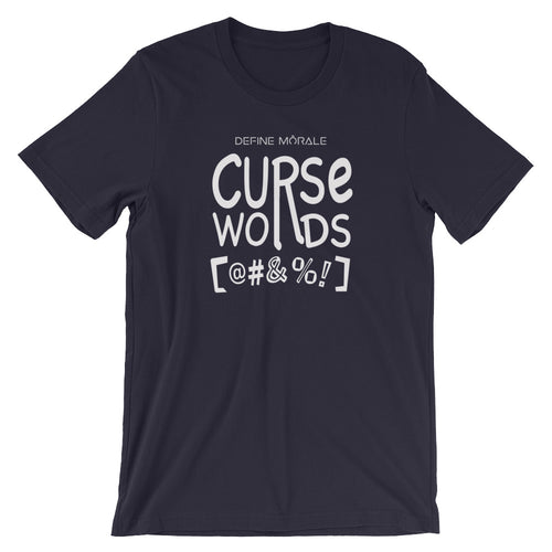 Curse Words - (Navy) Short-Sleeve Unisex T-Shirt