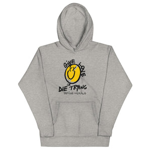 Give Love or Die Trying - (Gray) Unisex Hoodie