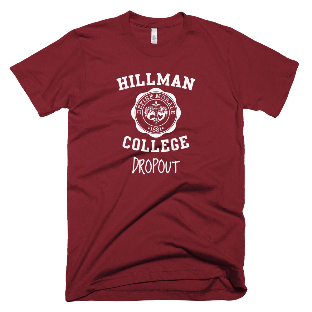 Hillman Dropout - (Burgundy) Short-Sleeve T-Shirt