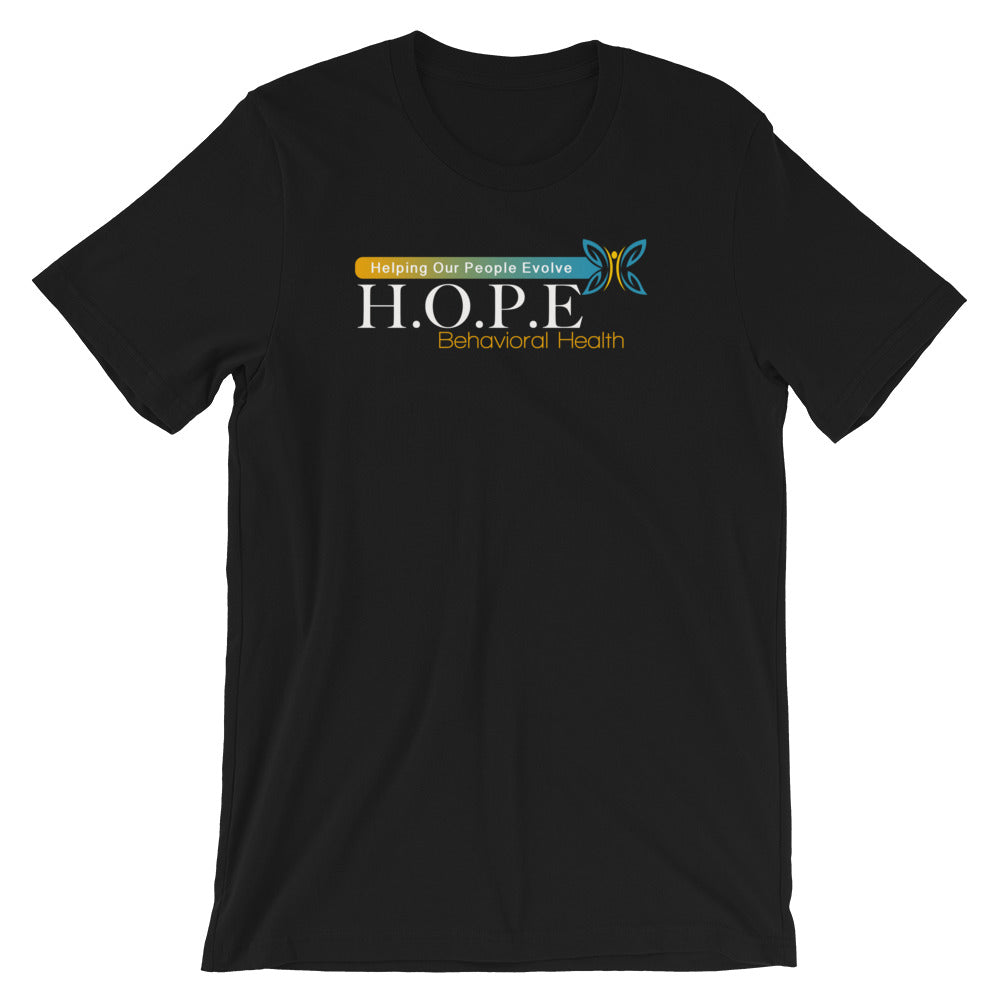 HOPE - (Black) Short-Sleeve Unisex T-Shirt