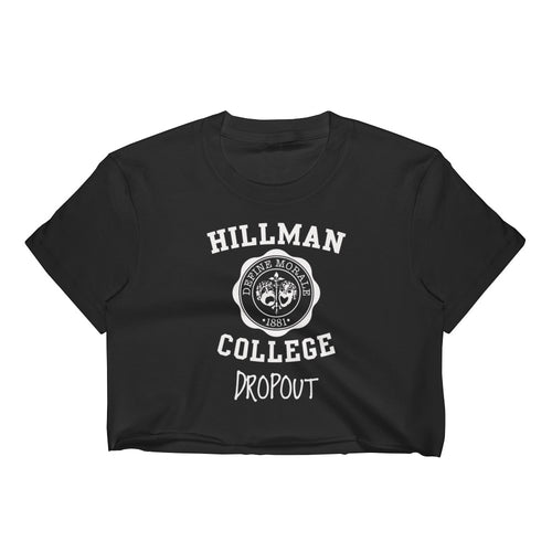 The Dropout (Black) - Women's Crop Top