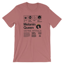 Melanin Queen - (Alternate Colors- Cream & Mauve) Short-Sleeve Unisex T-Shirt