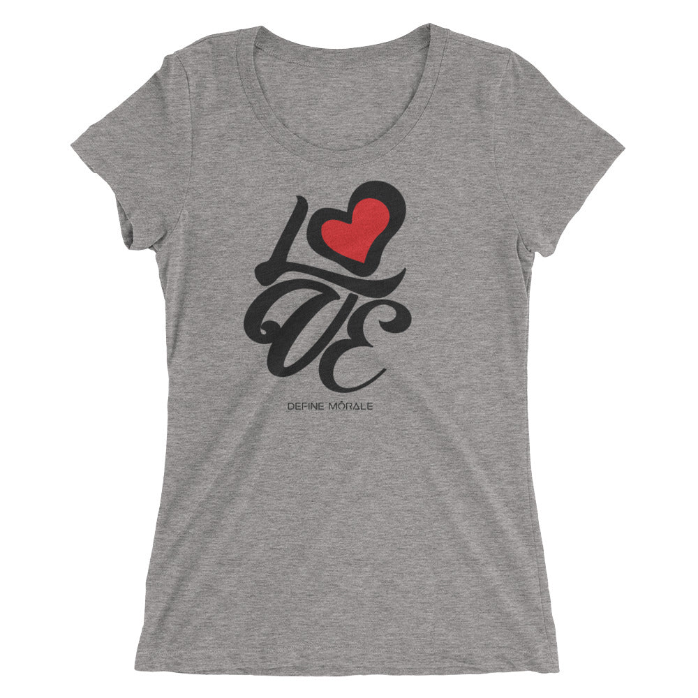 Love Formation - Tri Blend Ladies' Short Sleeve T-shirt
