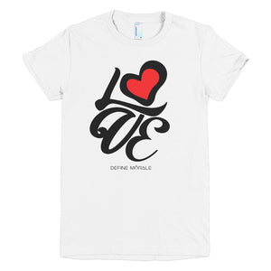 Love Formation - (White) Short sleeve women's t-shirt