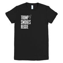 45 Smokes Reggie (Trump) - (Black) Short sleeve WOMEN's t-shirt