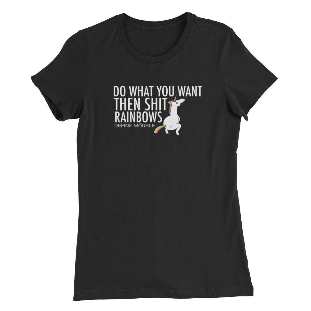 Unicorns and Rainbows - Women’s Slim Fit T-Shirt