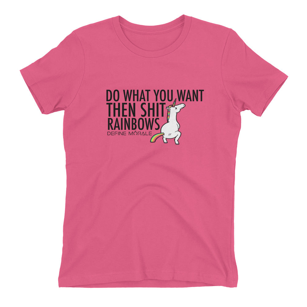 Unicorns and Rainbows - Women's t-shirt