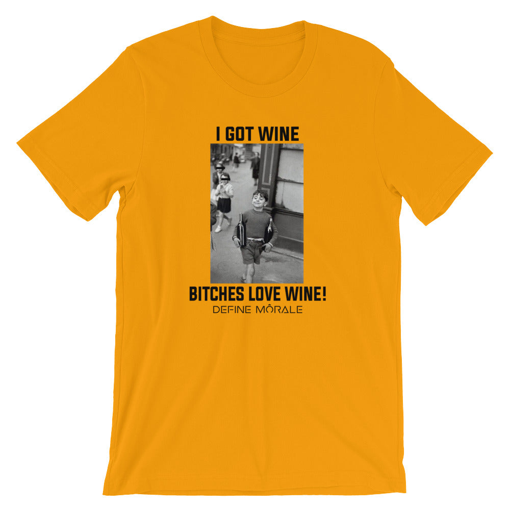 Got Wine - (Gold) Short-Sleeve Unisex T-Shirt