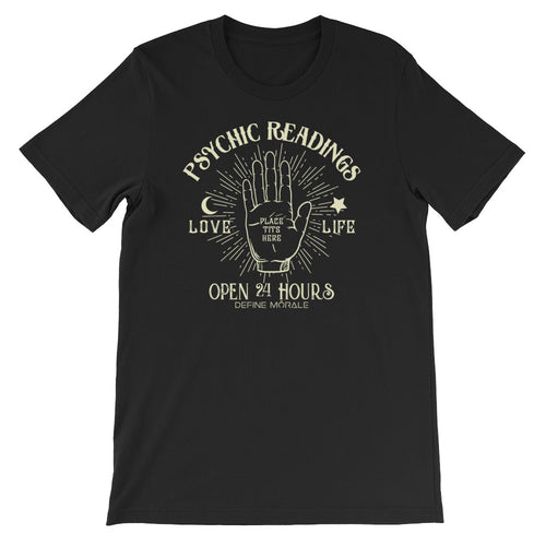 Psychic Readings - (Dark) Short-Sleeve Unisex T-Shirt