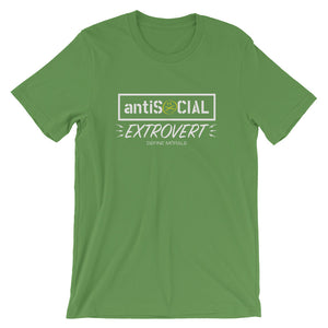 Antisocial Extrovert - (Green) Short-Sleeve Unisex T-Shirt