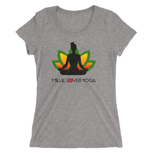 Millie Loves Yoga - Ladies' short sleeve t-shirt
