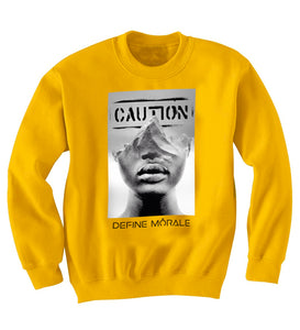 Proceed With Caution - (Gold) Unisex Sweatshirt