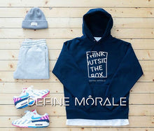 Think Outside The Box - (Navy) Unisex Hoodie
