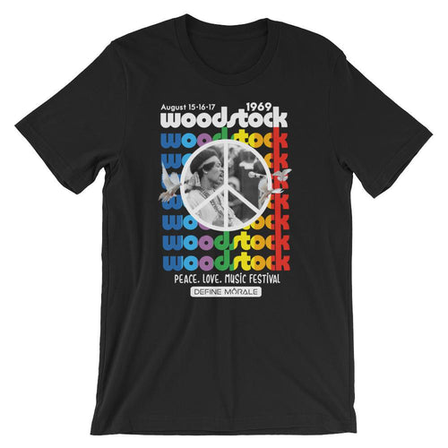 Woodstock '69 - (Black) Short Sleeve Unisex T-Shirt