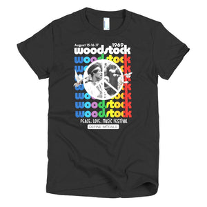 Woodstock '69 - (Black) Short Sleeve Women's T-Shirt