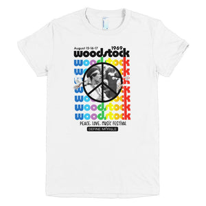 Woodstock '69 - (White) Short Sleeve Women's T-Shirt